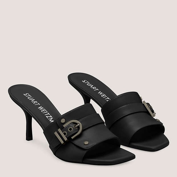 Stuart Weitzman Maverick 75 Slide Heel Sandal